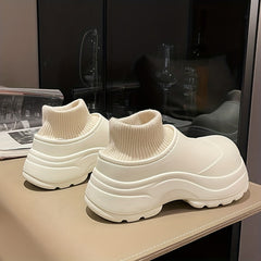 Elastic Slip On Fur Fleece Lined Sport Clogs Waterproof Winter Sandals