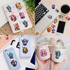 50pcs Butterfly Little Fairy Stickers for Journal Decoration