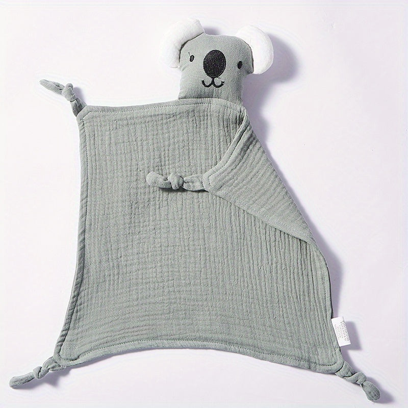 Baby Koala Comfort Towel, 100% Cotton Green Grey