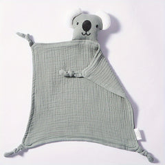 Baby Koala Comfort Towel, 100% Cotton Green Grey