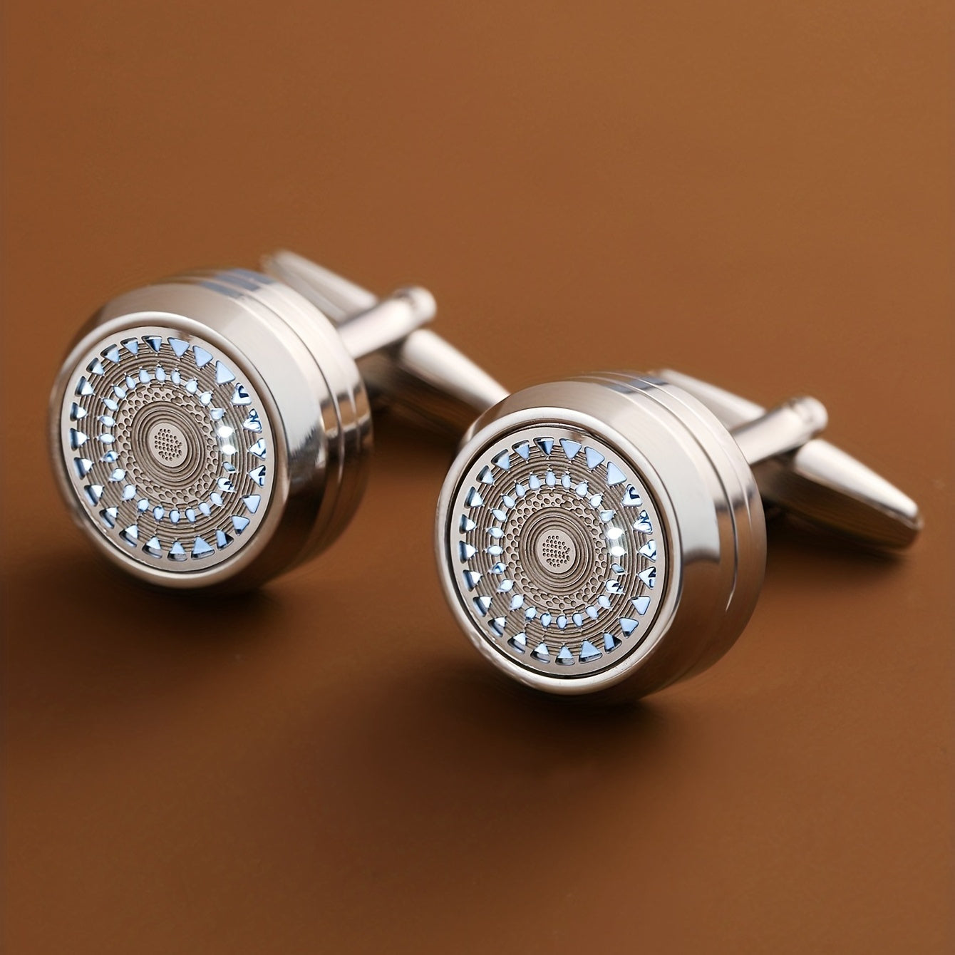 Colored Sparkling Shirt Cufflinks Cuff Nails for Men