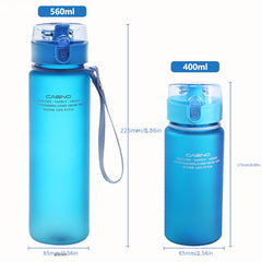 560ml Plastic Water Bottle Leak Proof Outdoor Sport Drinking Cup