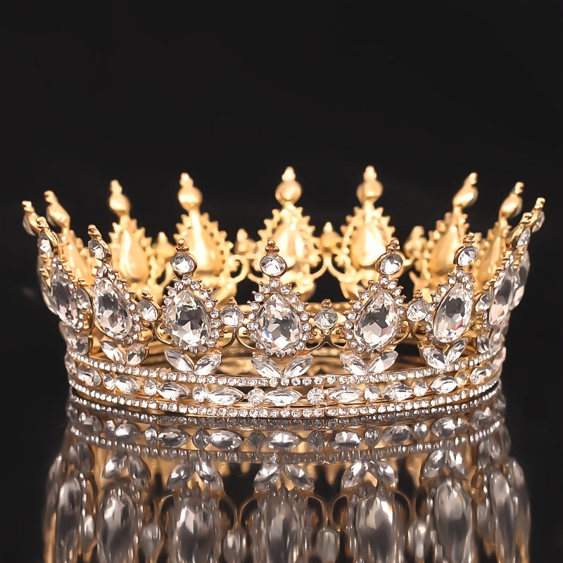 Bridal Tiara Crown Rhinestone Prom Wedding Hair Jewelry