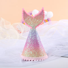 Mermaid Birthday Hats Headwear Party Supplies