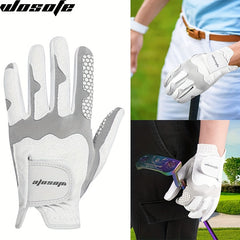 1 Pc Golf Glove Non-slip Breathable Silicone Wear-resistant Grip