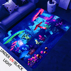 3D Gaming Area Rug Large Size Machine Washable for Living Room Bedroom Kids