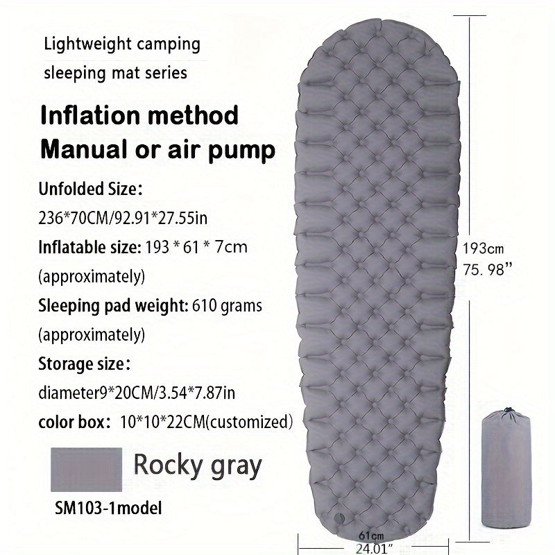 Portable Inflatable Sleeping Mat for Camping