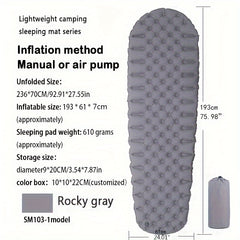 Portable Inflatable Sleeping Mat for Camping