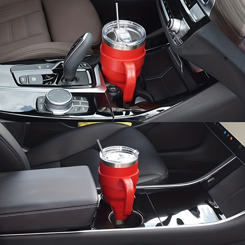 Portable Cup Holder for 30oz Water Bottle | Non-slip Handle for Travel