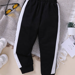Girls Colorblock Sweatshirt Pants Set