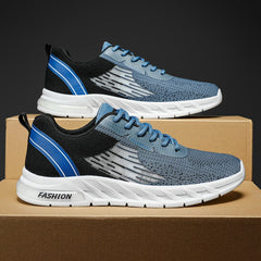 Men's Lace up Sneakers Non slip Athletic Shoes Lightweight Breathable