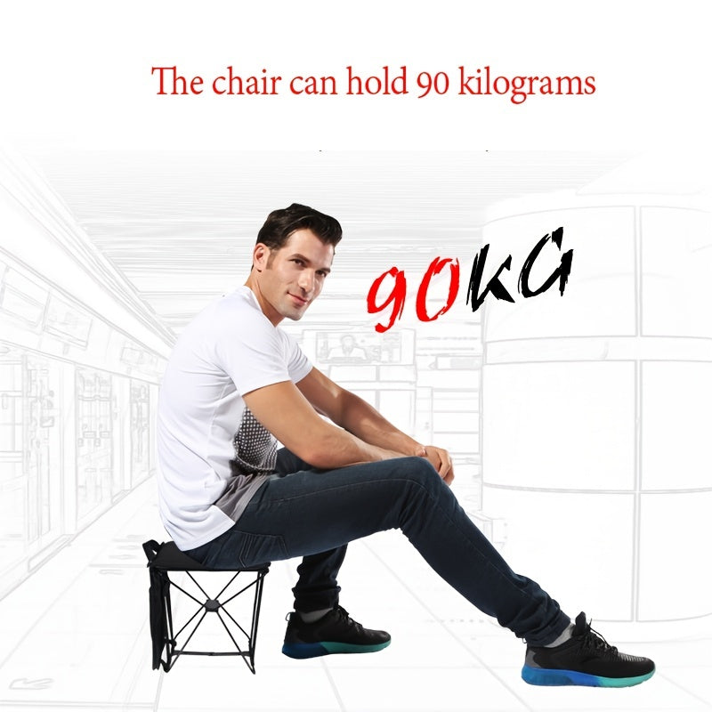 KING Portable Chair with Pocket for Camping Hiking - Fishing Tool Holder