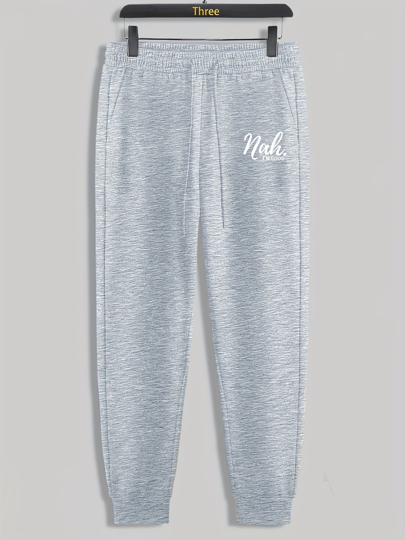 Men's Drawstring Sweatpants Loose Casual Trousers