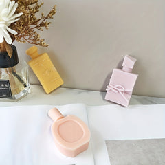 Perfume Bottle Shape Aromatherapy Mold DIY Soap Candle Fragrance Stone