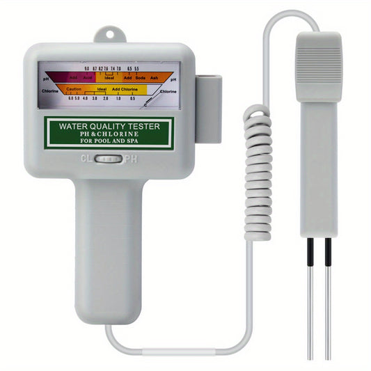 Handy Portable Swimming Pool pH Meter Water Monitor - Chlorine Tester