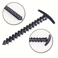 10pcs Tent Screw Stakes for Camping & Hiking