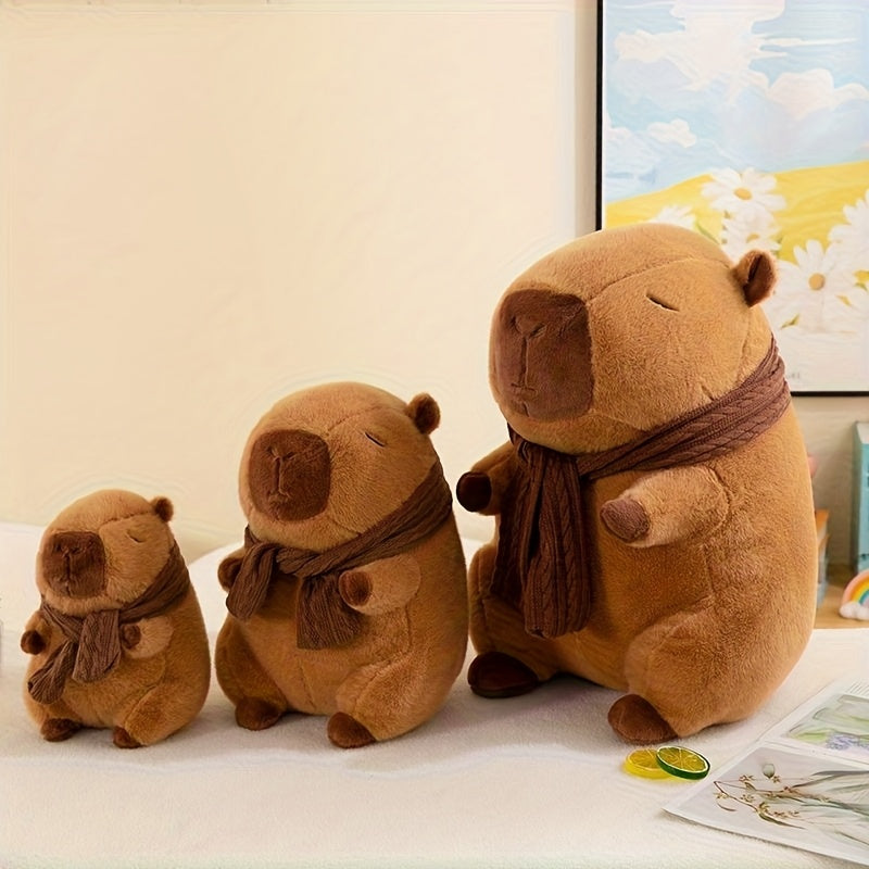 Cute Plush Toy with Scarf - Perfect Birthday Gift for Friends