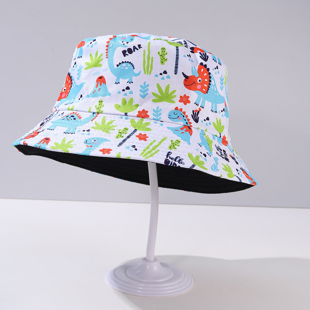 Dinosaur Print Bucket Hat Lightweight Sun Shade Fisherman Cap