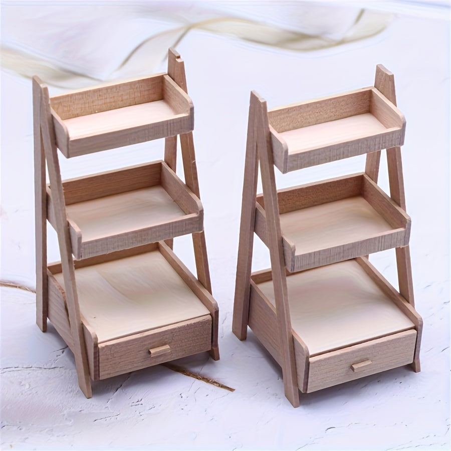 1:12 Scale Wooden Planter Pot Dollhouse Garden Decor Furniture