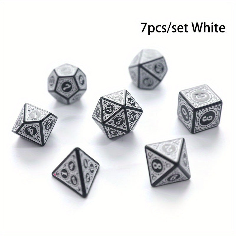 Antique Pattern Number Board Game Collection Dice