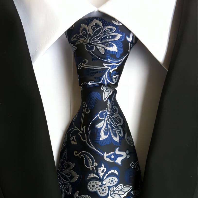 High Density Cashew Flower Men's Suit Tie