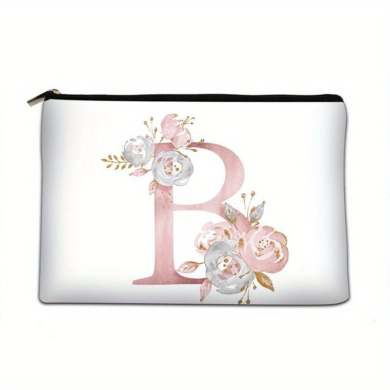 Portable Pattern Cosmetic Bag Travel Makeup Storage Bag With Zipper
