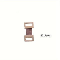 50pcs Elastic Bandage Clips Stretch Metal Clips w/ Storage Box