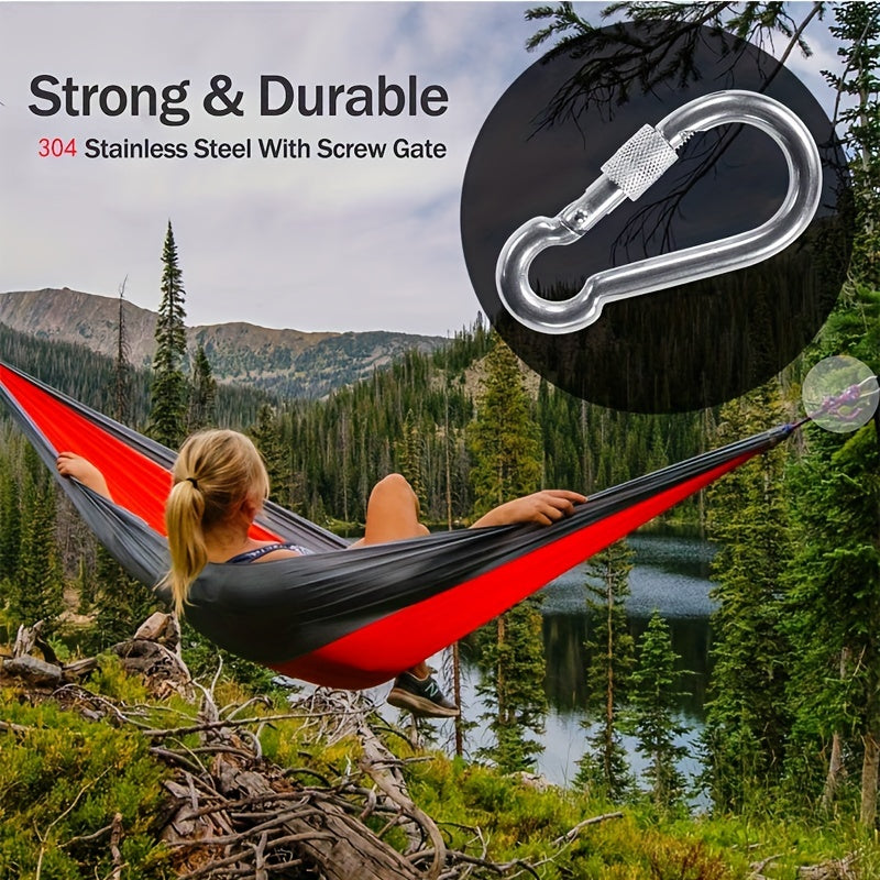 Heavy Duty Locking Carabiner Stainless Steel Snap Hooks