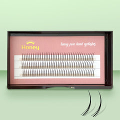 M Shape Grafted Eyelashes Natural Individual Lashes Cluster