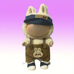 Doll Clothing Accessories Set for 16cm Dolls - Hat, Pants, Headpiece, Skirt