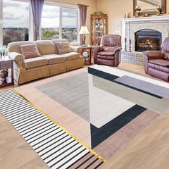Modern Abstract Non Shedding Area Rug