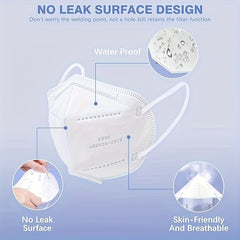 50pcs KN95 Masks 5 layer Adult Protective Mask KN95 Cup Dust Mask
