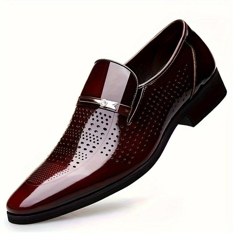 Boys Classic Oxford Shoes Lightweight Soft Bottom Slip On Shoes