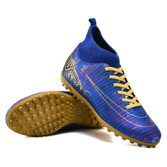 Men's Turf Football Boots Anti Skid Soccer Cleats Lightweight