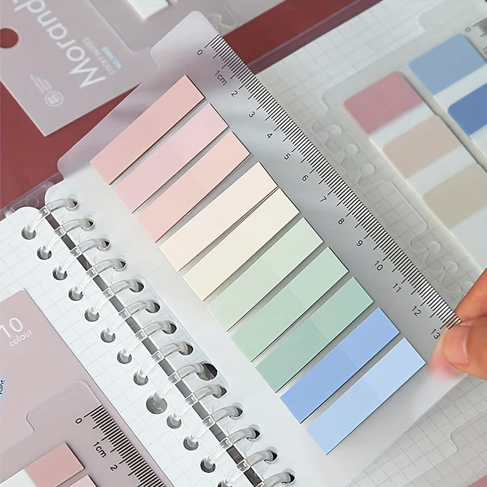 Index Tabs with Ruler Sticky Tab Note Page Marker File Flags
