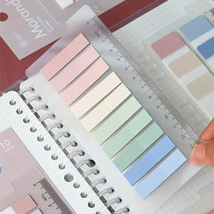 Index Tabs with Ruler Sticky Tab Note Page Marker File Flags