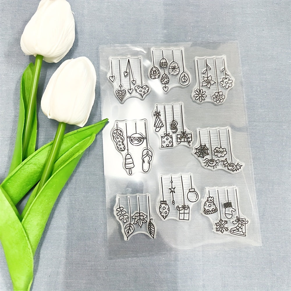 Decorative Background Transparent Silicone Stamp