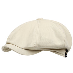 1pc Unisex Cotton Beret Retro Octagonal Hat