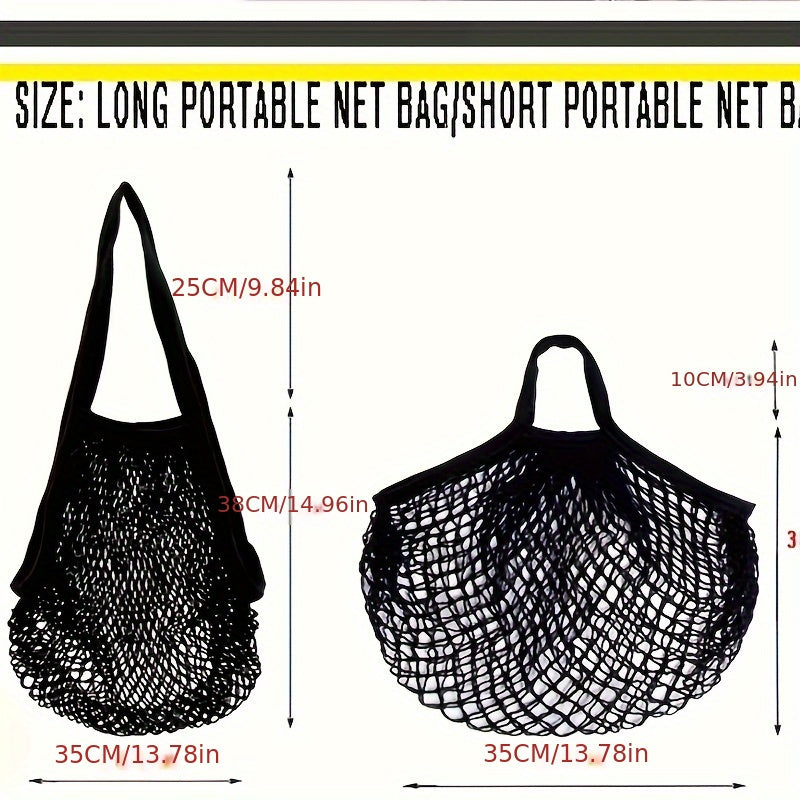 Cotton Mesh Bag Portable Shoulder Bag for Fruit and Vegetable