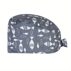 Casual Work Cap Surgical Caps Floral Cartoon Animal Scrub Caps Women Nurse Hat