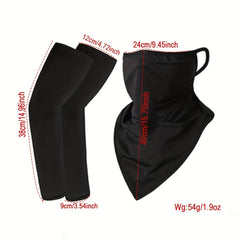 Face Protection Sunscreen Mask Outdoor Sports Riding Ice Silk Sleeves