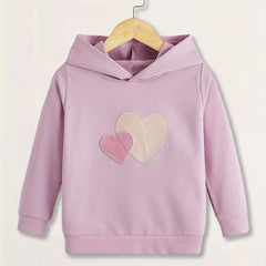 Girls' Hearts Graphic Hooded Sweatshirt Gift Daily Party Holiday