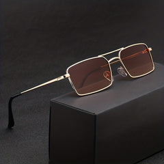 Men's Square Frame Sunglasses For Street Photography