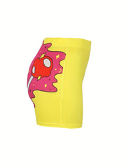 Colorblock Yoga Shorts for Women