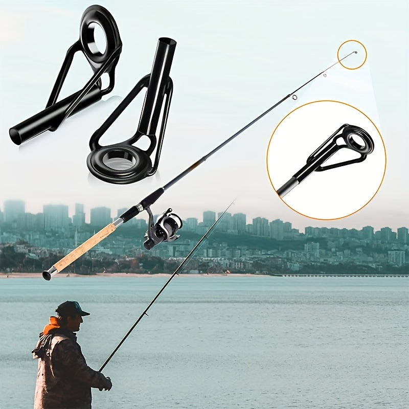 8pcs 80pcs Fishing Guide Set Ceramic Stainless Steel Lure Rod Accessories