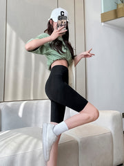Seamless High Waist Yoga Shorts