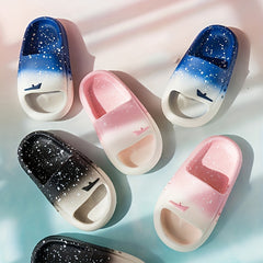 Gradient Slippers Non Slip Lightweight Open Toe Slippers All Seasons