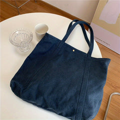 Large Canvas Shopping Shoulder Tote Bag Gym Sports Bag