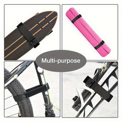 2PCS Bike Frame Stabilizer Strap Anti skid Adjustable Belt Cycling Accessories