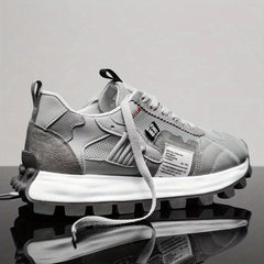 Men's Mesh Lace-up Walking Shoes Outdoor Sneakers
